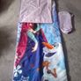 Frozen Elsa and Anna Childs Sleeping bag and carry case. Image 2