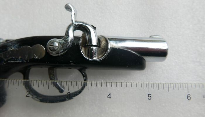 Vintage Japan Flintlock Pistol Lighter  (in working order)