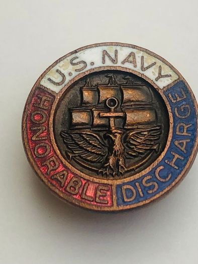 Selection Of Vintage U.S Navy Pin Badges