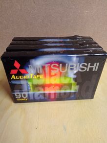 4 Mitsubishi - Cassette Tapes  ( 90 Min ) Sealed