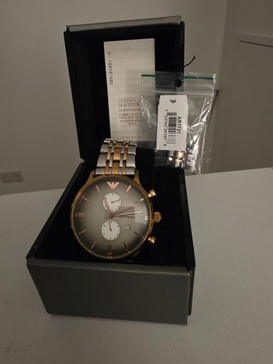 Emporio Armani AR1721 Rose Gold Stainless Steel Mens Watch