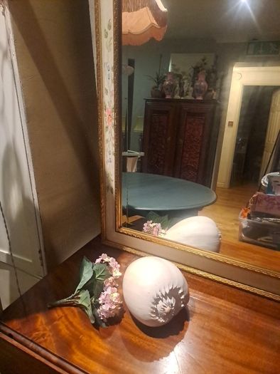 Painted Indian Mirror