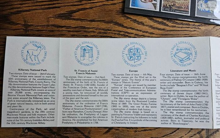 Ireland 1982 Irish Special Stamps 1982