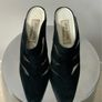Black Suede Mules Image 6