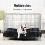 Calming Dog Bed for Medium Crate, Fluffy Washable Mattress, Long Plush Anti Anxiety Mat, Non Skid Bottom Dog Pillow Cushion, Pet Beds Shadow Image 5