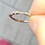 14ct yellow gold diamond ring Image 4