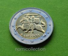 Lithuania 2021 year Uncirculated 2 Euro coin.