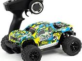 Remote Controlled RC Car 45 km/h, 1:18, 2 Batteries, 4WD 100 m, Monster Truck RTR Buggy Vehicle Truck Remote Controlled Model Ca