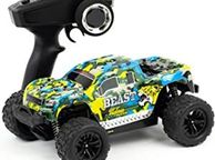 main image for ad Remote Controlled RC Car 45 km/h, 1:18, 2 Batteries, 4WD 100 m, Monster Truck RTR Buggy Vehicle Truck Remote Controlled Model Ca