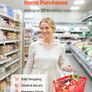 12 PCS, 21L Stackable PE Plastic Grocery Baskets with Metal Handles, Dense Mesh Structure, Holds up to 9.07kg, Portable for Grocery Image 4