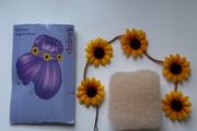 Claires Sunflower Floral Bun Set