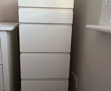 tall chest of drawers white