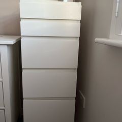 tall chest of drawers white