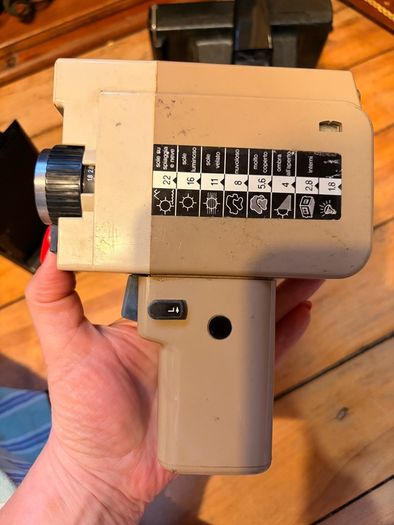 vintage super 8 movie camera
