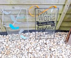 glass signs