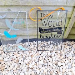 glass signs