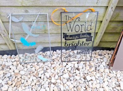 glass signs