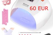 Nail Light Set with Nail Art Tools, Auto Sensor Professional Manicure Curing Lamp, 3 Timer Setting Gel Lamp for Home and Salon Use