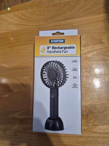 Rechargeable Handheld Fan - usb c