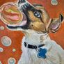 A bubbly Jack Russell - oil painting Image 6