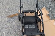 Double Baby buggy frame and seats