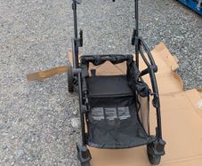Double Baby buggy frame and seats
