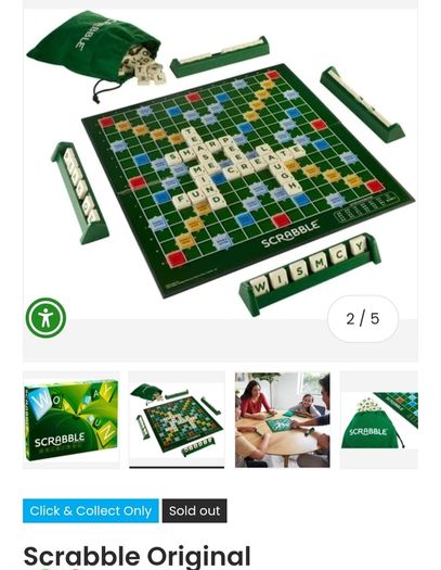 Scrabble Orginal Board Game - RRP - 29.99
