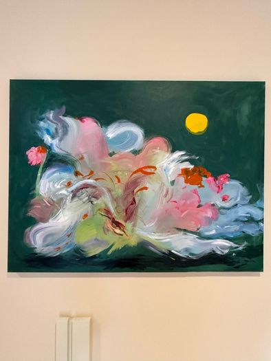 Original abstract painting on canvas