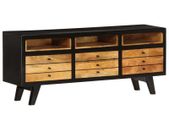 TV Cabinet Solid Mango Wood 120x30x50 cm
