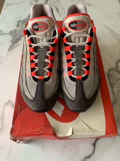 Get Rare Famous Nike Air Max 95 OG 18' Solar Red -