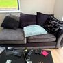 corner sofa and glass coffee table few years still left in it Image 2
