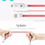2 in 1 usb cable for iphone and samsung, htc Android phones . Iphone lightning cable Image 3
