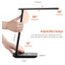 Table lamp with wireless charger and digital clock Image 4