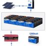EASUN LiFePo4 Battery 100AH  Lithium Solar Portable Battery 12V Built-in BMS Grade A 6000 Cycle Solar Camping PL STOCK  12V 100Ah LiFePo4 Battery Pack Lithium Batteries Built-in BMS For Solar Boat RV Electric Vehicle   Compared with traditional lead-acid Image 5