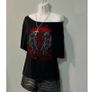 Witchy Top with Gothic Vibes size 20 + matching necklaces available Image 3