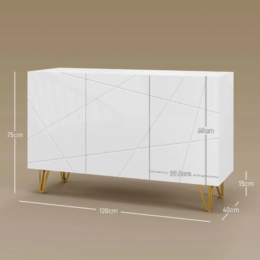 High-Gloss Sideboard