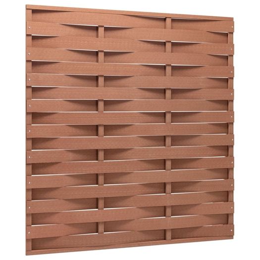Fence Panel WPC 170x180 cm Brown