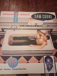 Sam Cooke - Wonderful World - 12" vinyl - from Levi's 501 1986 commercial
