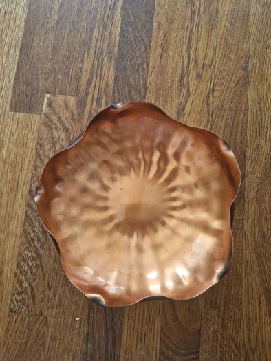 Gregorian copper Paul Revere ashtray