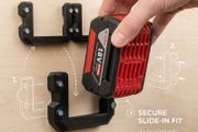 Bosch Professional Wall Battery Holder (18V)