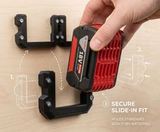 Bosch Professional Wall Battery Holder (18V)