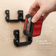 Bosch Professional Wall Battery Holder (18V)