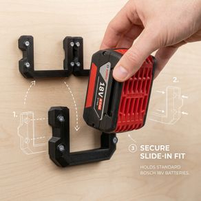 Bosch Professional Wall Battery Holder (18V)