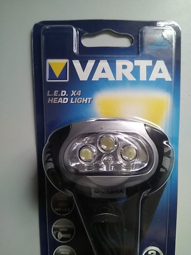 Varta LED Headlight + Batteries