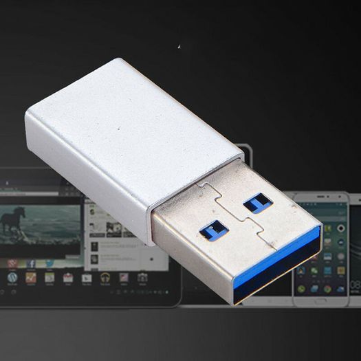 Aluminum Alloy USB 3.1 Gen 2 (10 Gbps) Type-C (Female) to Type-A (Male) Adapter Convertor (Brand New/Warranty)