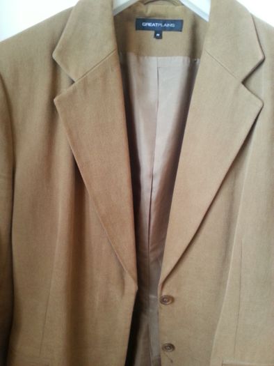 Coat - Tan Colour - Size Medium