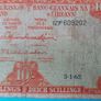Irish 1962 Lavery ten shilling banknote in used condition Image 2