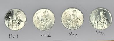 Poland silver coin 10000 zl John Paul II 1987