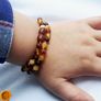 Amber Teething Bracelet Anklet Necklace with Gift Box Laboratory Certified Genuine Multicolour Raw Unpolished Healing Beads Image 7