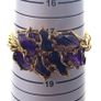 Vintage brutalist amethyst bracelet Image 9